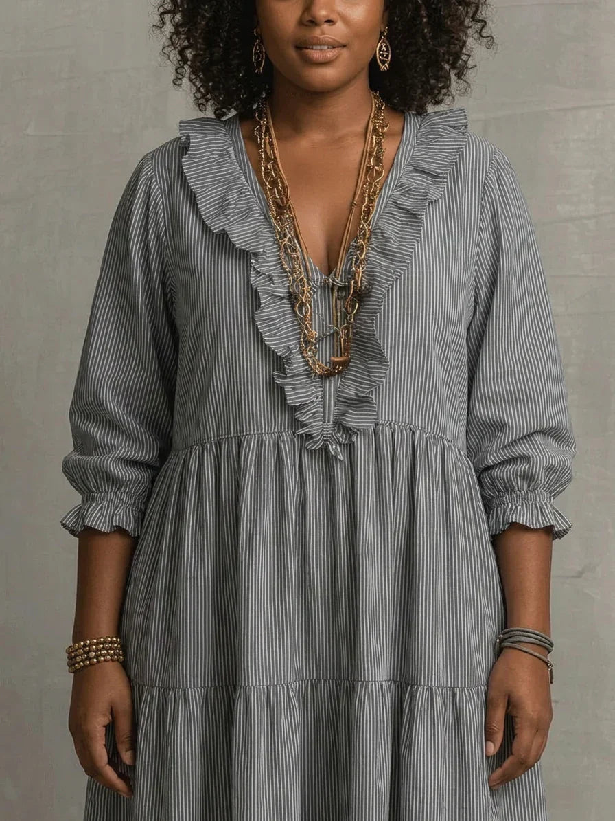 Elowen | Bohemian Long-Sleeve Maxi Dress
