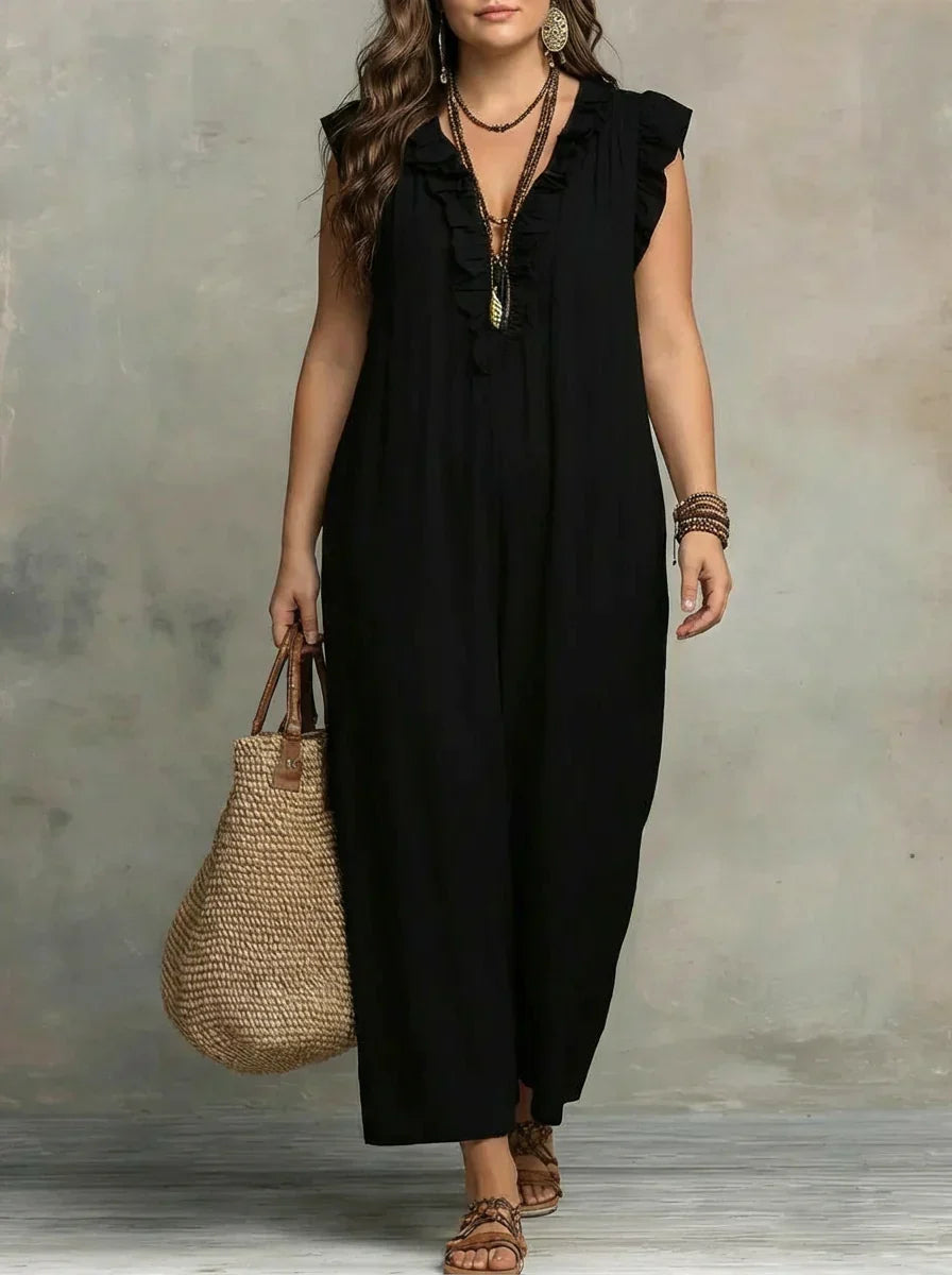 Sienna | Bohemian Maxi Dress with Ruffles