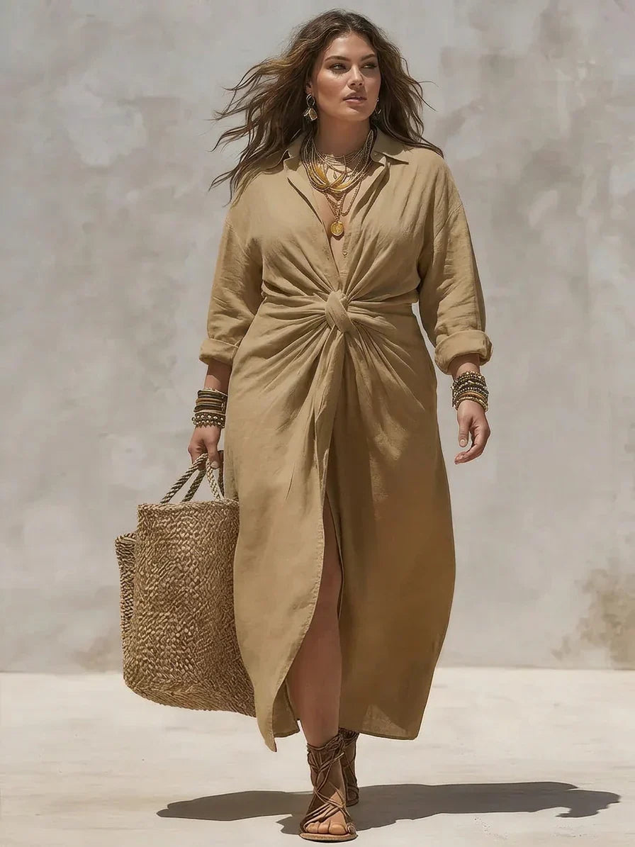 Aria | Knotted Maxi Dress