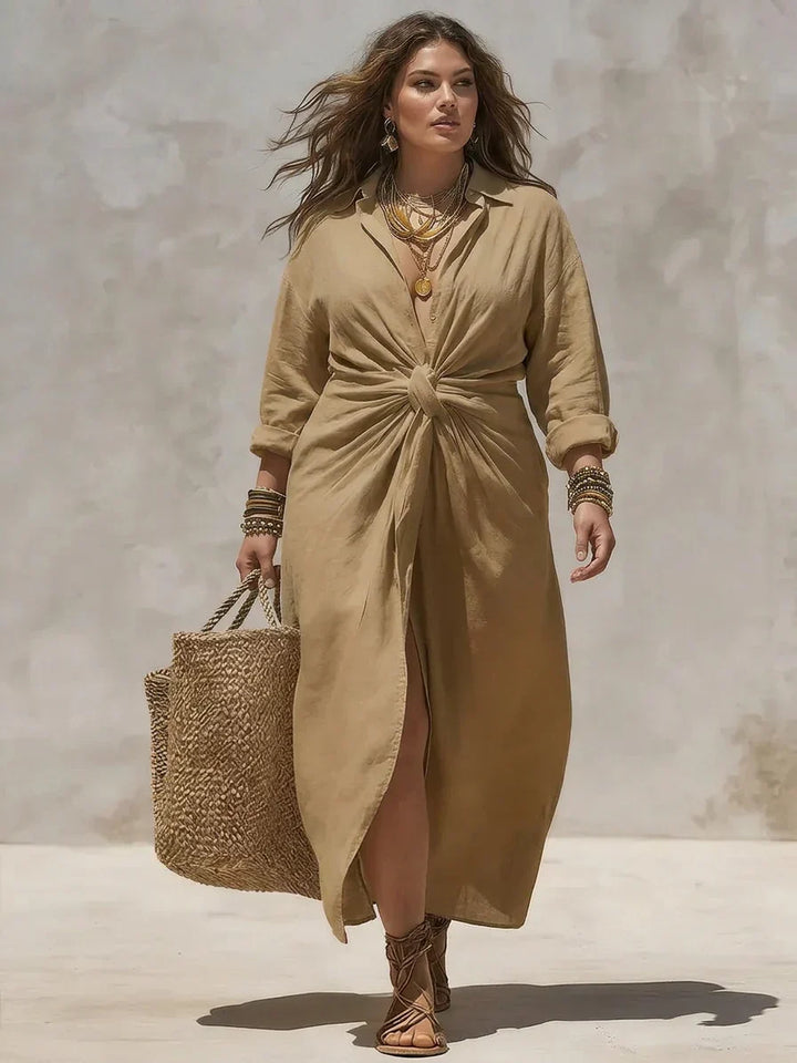 Aria | Knotted Maxi Dress