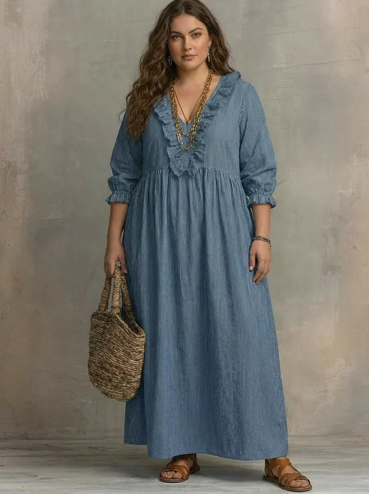 Elowen | Bohemian Long-Sleeve Maxi Dress