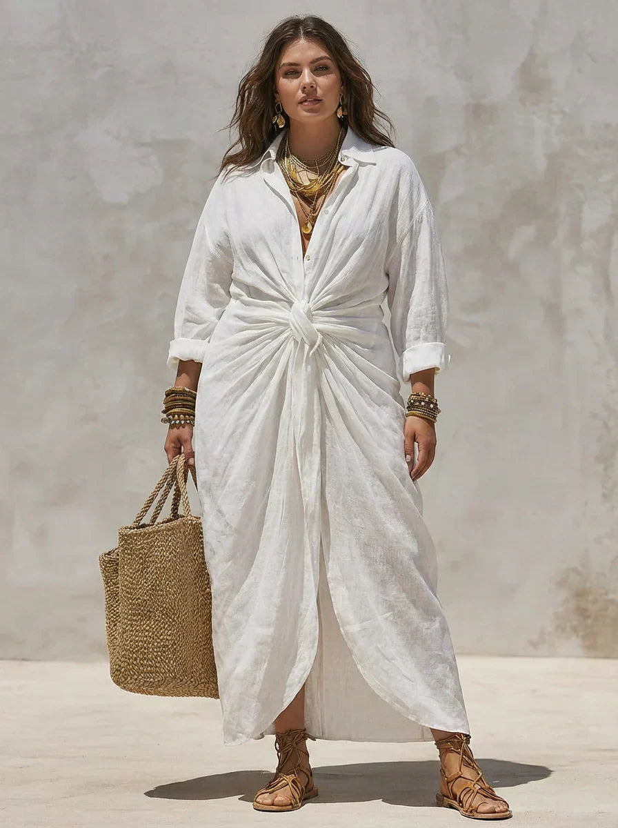 Aria | Knotted Maxi Dress