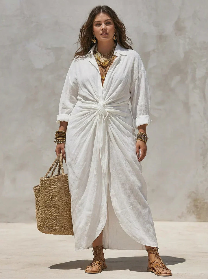 Aria | Knotted Maxi Dress