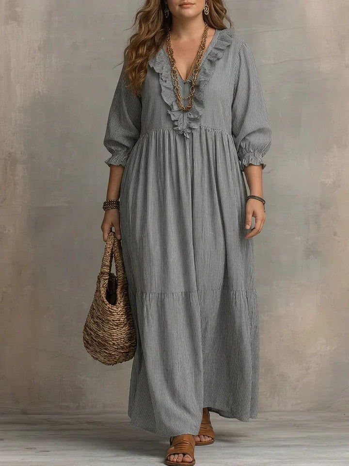 Elowen | Bohemian Long-Sleeve Maxi Dress