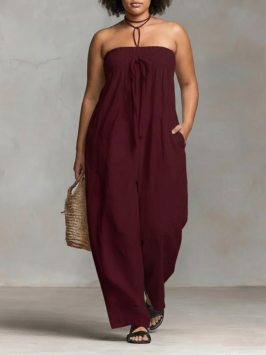 Nova | Strapless Fluid Maxi Dress