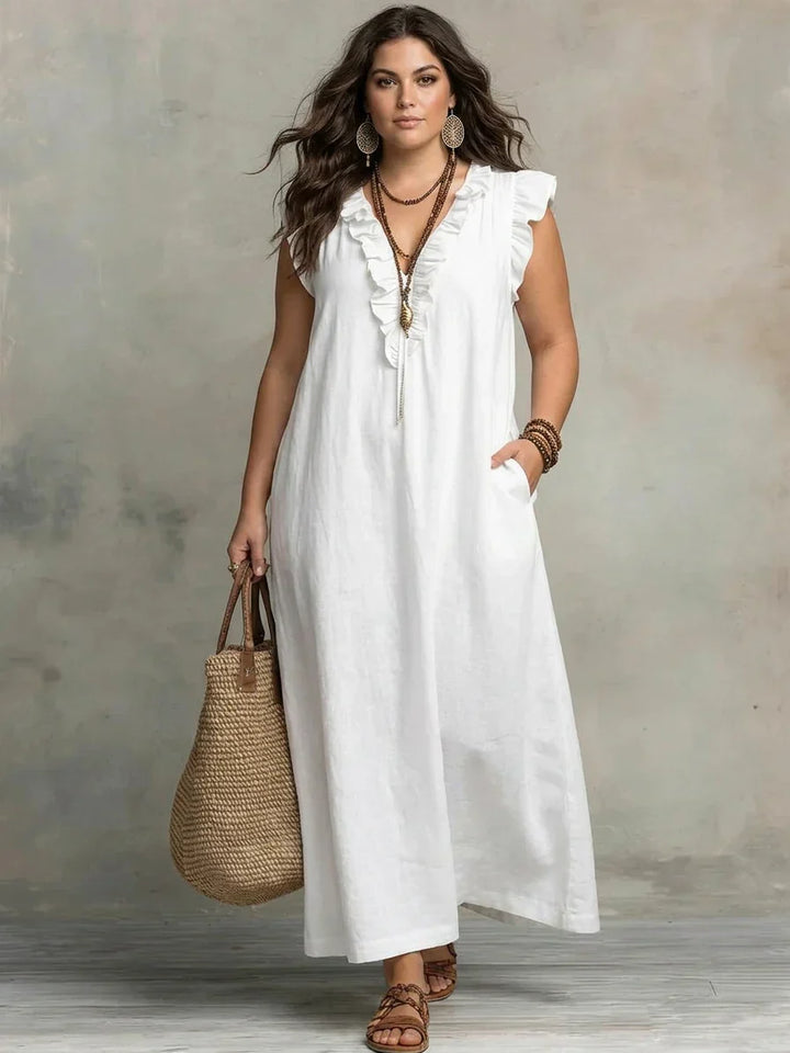 Sienna | Bohemian Maxi Dress with Ruffles