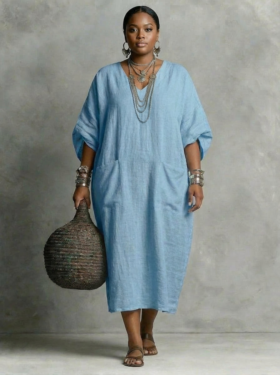 Kaia | Relaxed Maxi Caftan Dress