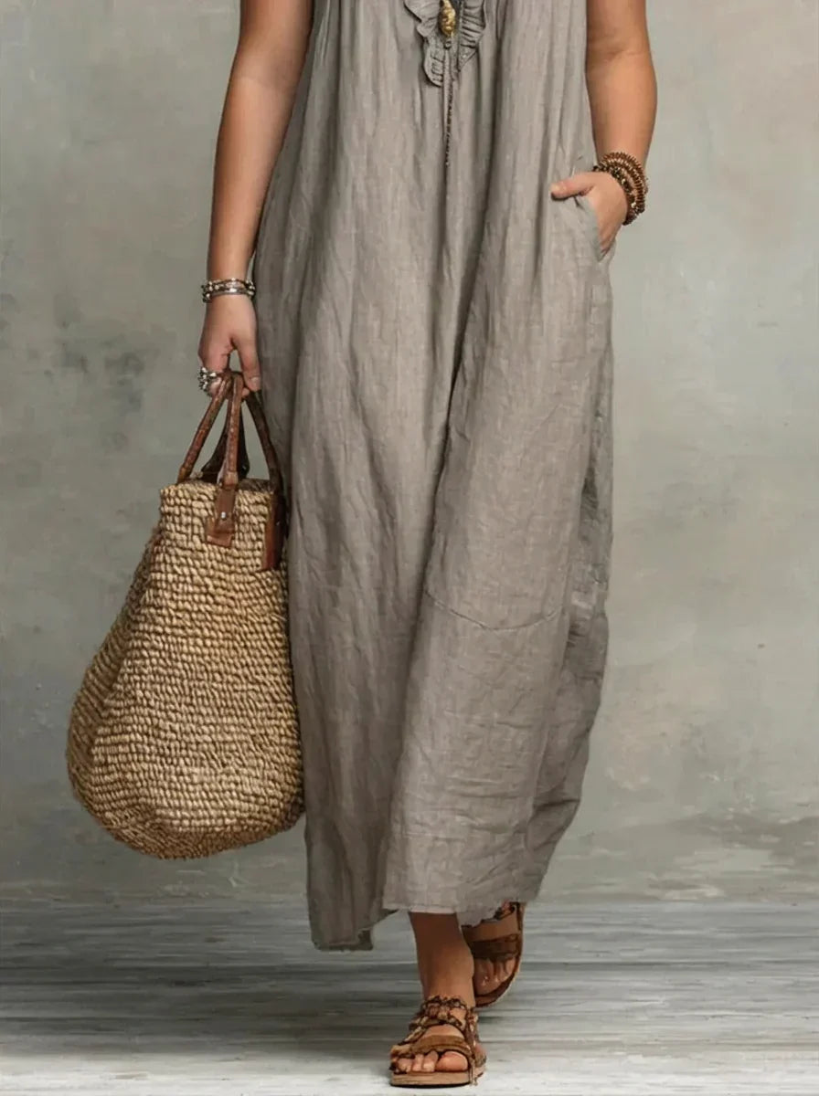 Sienna | Bohemian Maxi Dress with Ruffles