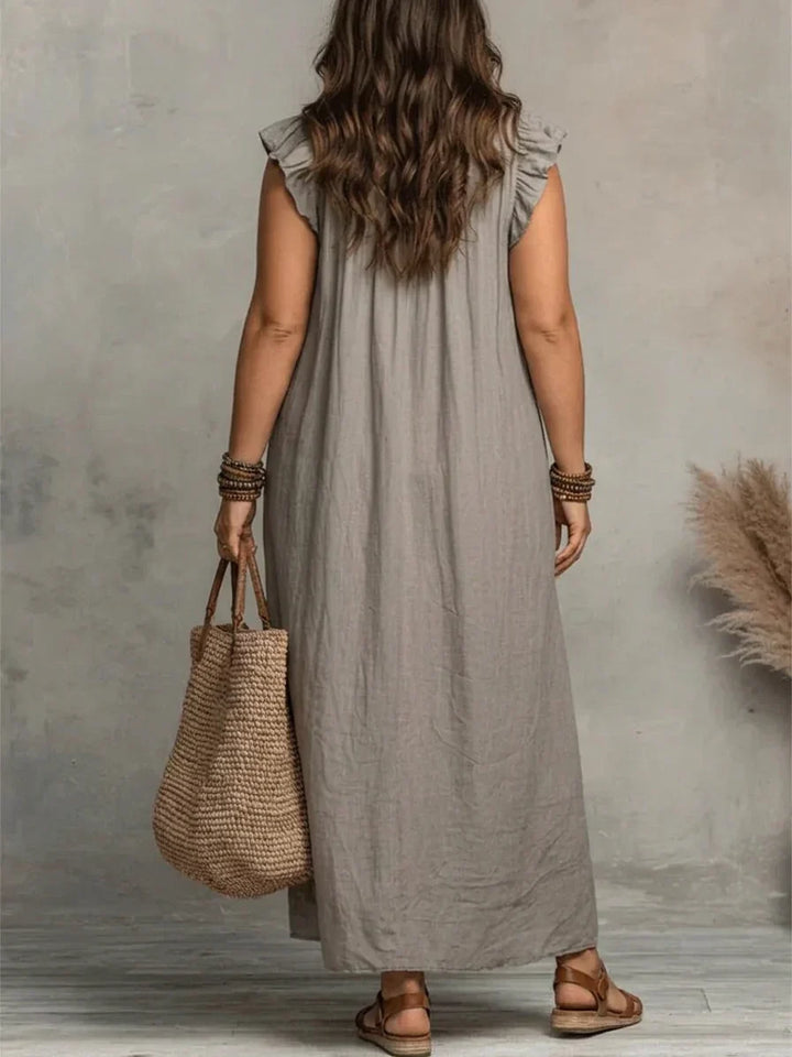 Sienna | Bohemian Maxi Dress with Ruffles