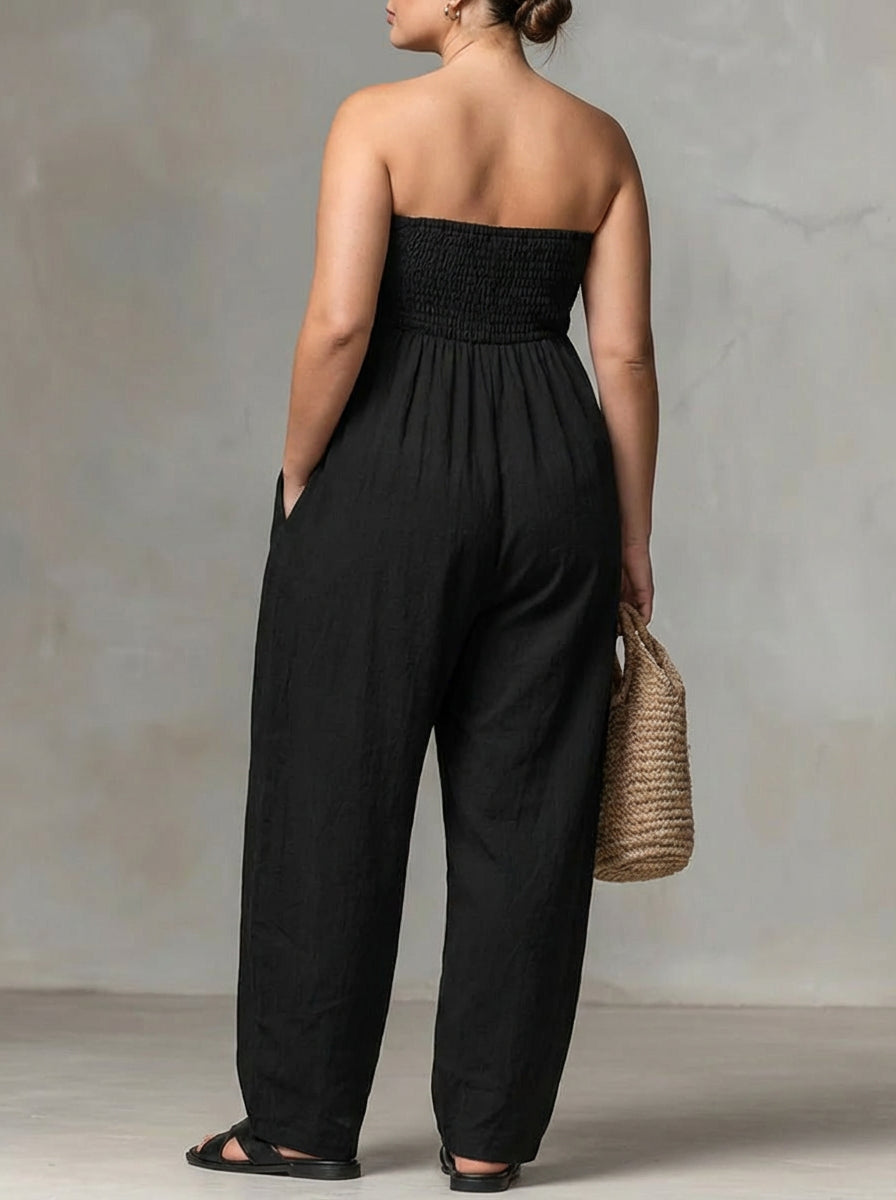 Nova | Strapless Fluid Maxi Dress