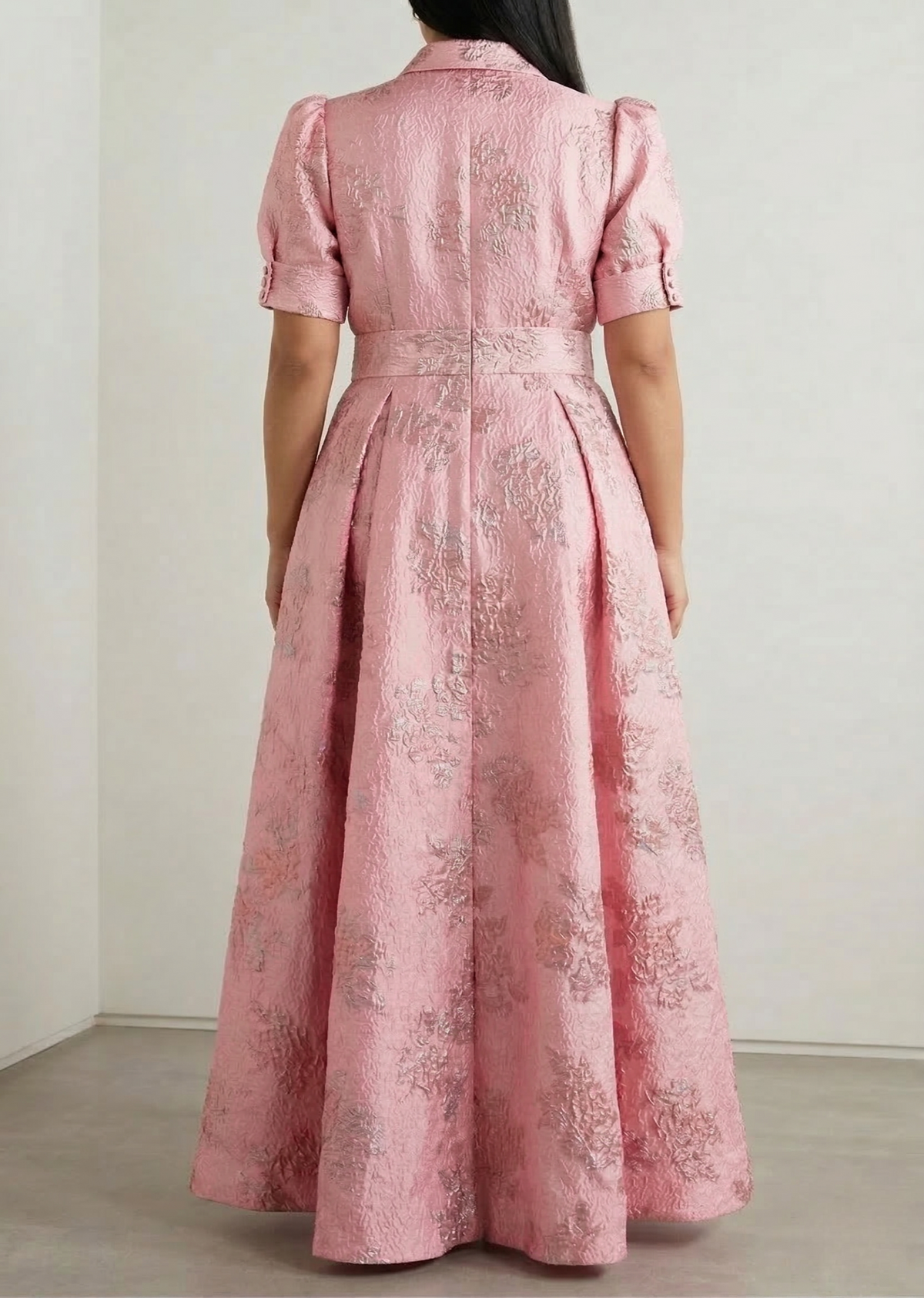 Anabella - Dress with Short Puff Sleeves