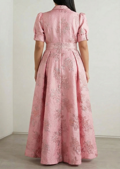 Anabella - Dress with Short Puff Sleeves