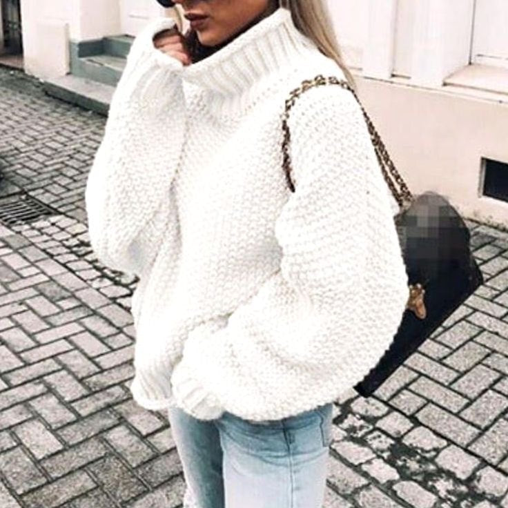 Beatrix | Oversized Chunky Turtleneck Jumper