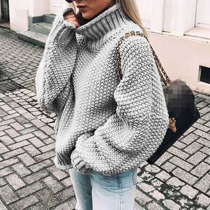 Beatrix | Oversized Chunky Turtleneck Jumper