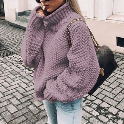 Beatrix | Oversized Chunky Turtleneck Jumper