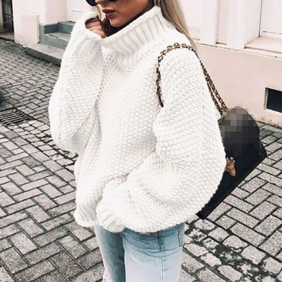 Beatrix | Oversized Chunky Turtleneck Jumper